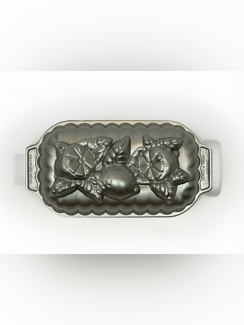 🍋 NEW Anthropologie x Nordic Ware Lemon Bread Loaf Pan Cast Aluminum 6-Cup 🍋
